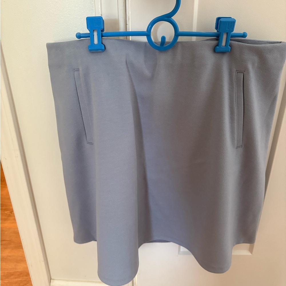 LOFT soft blue A-Line Skirt